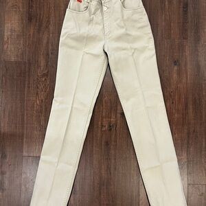 Vtg Lawman Jeans Superior Fit-Western Cowgirl 100% Cotton Sz-11 w/ Button Accent